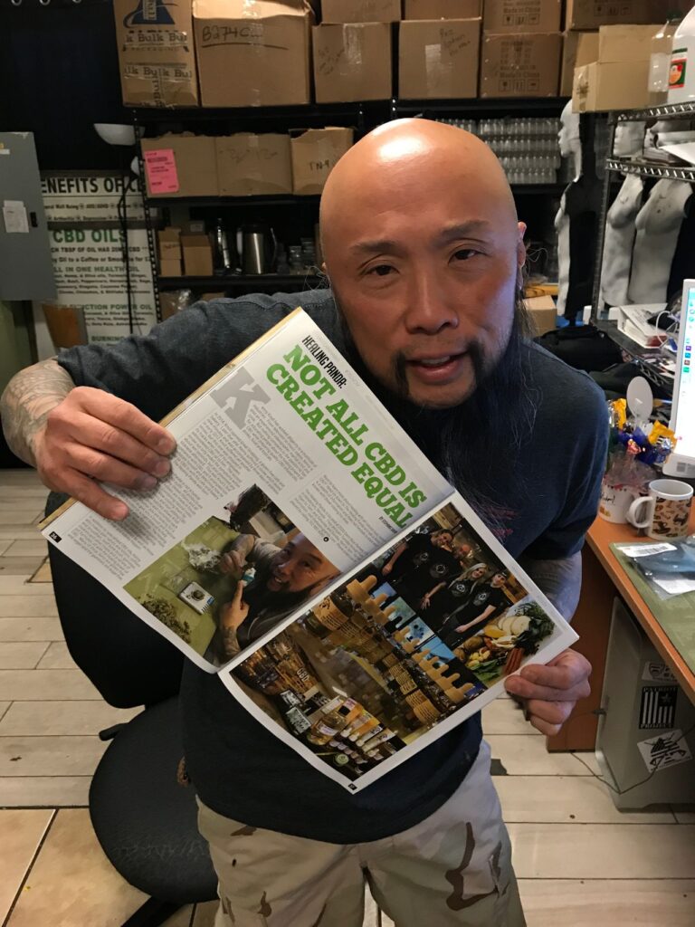 Kenny with the Magazine review