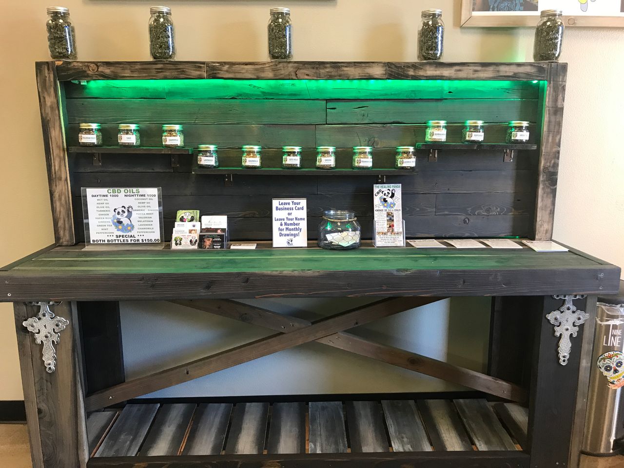 The Healing Panda Display Table